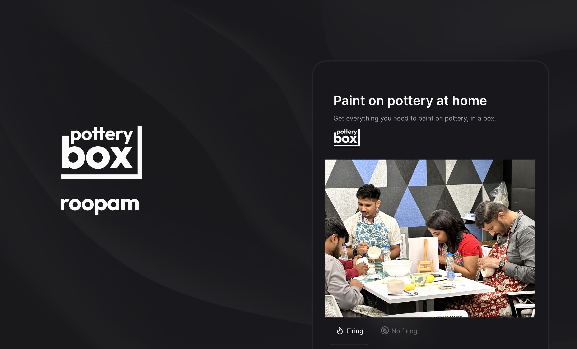 Pottry Box Pottery Box: Paint on pottery at your office or home
